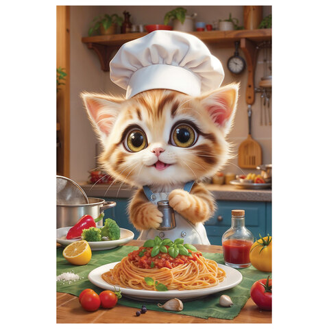 Пазл картонный 54 элемента "ОЧАРОВАТЕЛЬНЫЕ МОРДАШКИ", АССОРТИ, 40 видов, 175х130 мм, HATBER