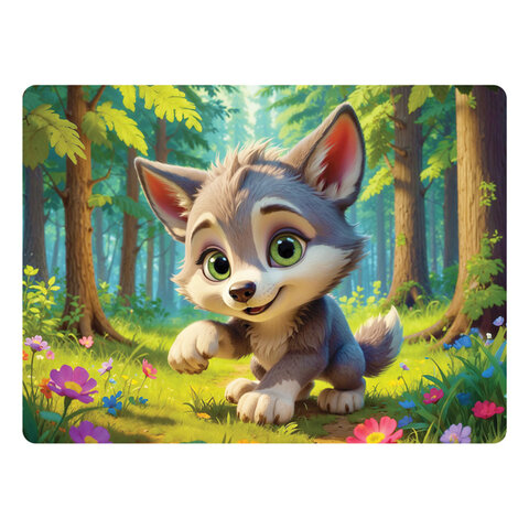 Пазл картонный 54 элемента "ОЧАРОВАТЕЛЬНЫЕ МОРДАШКИ", АССОРТИ, 40 видов, 175х130 мм, HATBER