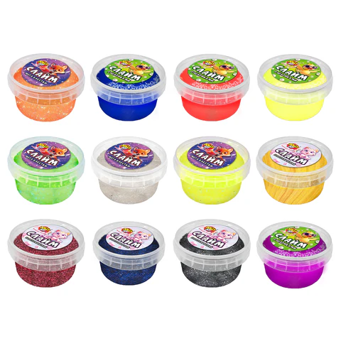 Слайм МИКС, 200 г, АССОРТИ, 3 вида, JOLLY JOT (ДЖОЛЛИ ДЖОТ), 667322