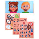 Игра на магнитах, 445х220 мм, АССОРТИ, 3 листа, 35 магнитных деталей, РК