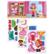 Игра на магнитах, 445х220 мм, АССОРТИ, 3 листа, 35 магнитных деталей, РК
