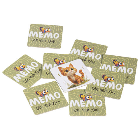 Игра настольная МЕМО 36 карточек, АССОРТИ, HATBER, 36ИнМ