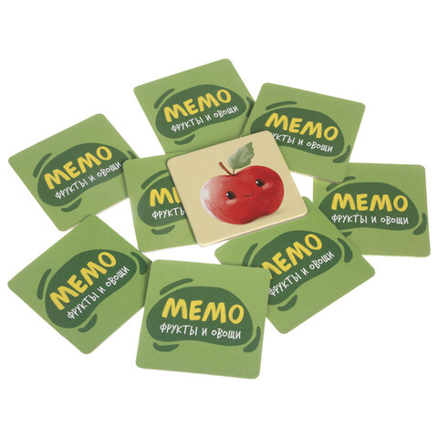 Игра настольная МЕМО 36 карточек, АССОРТИ, HATBER, 36ИнМ