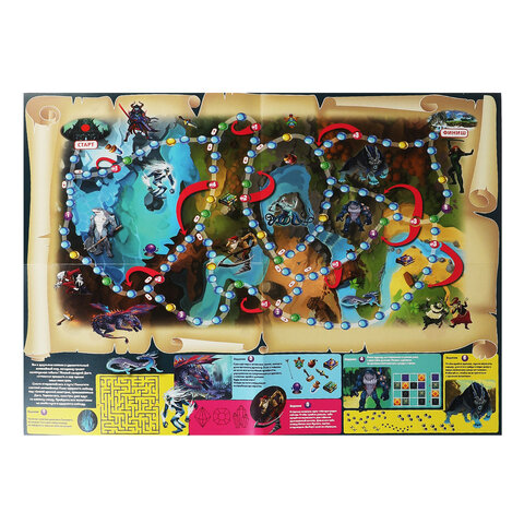 Игра-ходилка настольная, ЛИЦЕНЗИОННЫЕ СЮЖЕТЫ, ассорти, 217х330х27 мм, УМНЫЕ ИГРЫ