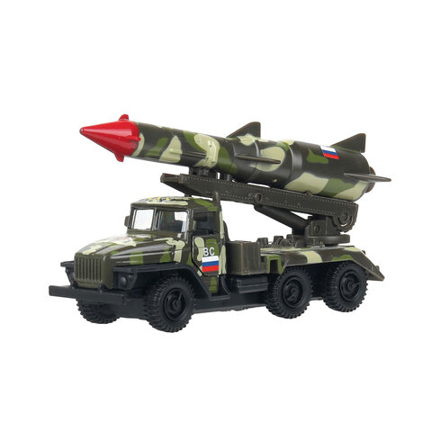 Машина металлическая коллекционная ВОЕННАЯ ТЕХНИКА ассорти, длина 12-15 см, инерционная, ТЕХНОПАРК