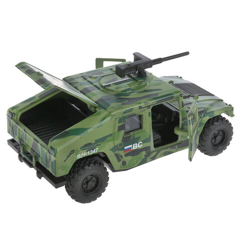 Машина металлическая коллекционная ВОЕННАЯ ТЕХНИКА ассорти, длина 12-15 см, инерционная, ТЕХНОПАРК