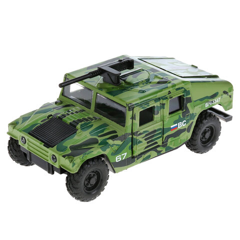 Машина металлическая коллекционная ВОЕННАЯ ТЕХНИКА ассорти, длина 12-15 см, инерционная, ТЕХНОПАРК