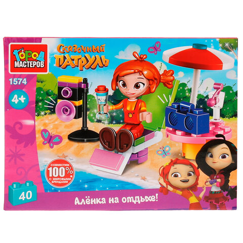 Конструктор пластиковый "СКАЗОЧНЫЙ ПАТРУЛЬ", 24-43 детали, ассорти, ГОРОД МАСТЕРОВ