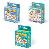 Игра настольная ДУБЛИК, 30 карточек, АССОРТИ, РУССКИЙ СТИЛЬ