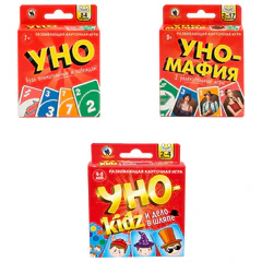 Игра настольная УНО "И ДЕЛО В ШЛЯПЕ", АССОРТИ, РУССКИЙ СТИЛЬ