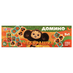 Игра настольная ДОМИНО, 175&times;55&times;18 мм, АССОРТИ, УМНЫЕ ИГРЫ