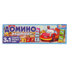Игра настольная ДОМИНО, 175х55х18 мм, АССОРТИ, УМНЫЕ ИГРЫ