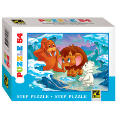 Пазл картонный 54 элемента, &laquo;Любимые герои&raquo;, АССОРТИ, поле 18&times;13 см, STEP PUZZLE