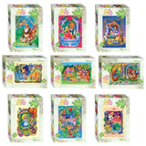 Пазл картонный 54 элемента, "Любимые сказки", АССОРТИ, поле 18х13,5 см, STEP PUZZLE