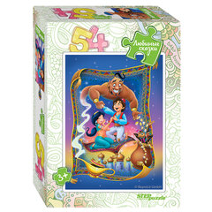 Пазл картонный 54 элемента, &laquo;Любимые сказки&raquo;, АССОРТИ, поле 18&times;13,5 см, STEP PUZZLE