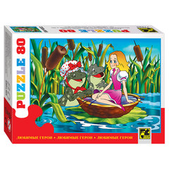 Пазл картонный 80 элементов, &laquo;Любимые герои&raquo;, АССОРТИ, поле 23&times;16,5 см, STEP PUZZLE