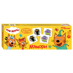 Игра настольная МЕМОРИ, лицензия &laquo;Три кота&raquo;, 48 карточек, STEP PUZZLE