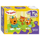 Пазл картонный 12 элементов, MAXI "Три кота", АССОРТИ, поле 21,4х15,4 см, STEP PUZZLE
