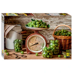 Пазл картонный, 500 элементов, АССОРТИ, поле 50&times;34,5 см, STEP PUZZLE