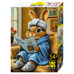 Пазл картонный 54 элемента, &laquo;Время уюта&raquo;, АССОРТИ, поле 18&times;13 см, STEP PUZZLE