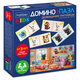 Игра настольная "Домино + пазл", АССОРТИ, 2 сюжета, HATBER