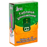 Пособия для детей "Таблица умножения", 65 карточек, 60х90 мм, ФИ, 98432842