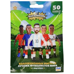 Коллекционная фигурка &laquo;Угадай, кто внутри!&raquo;, футболисты-суперзвезды, SUPERGOAL, АССОРТИ, FUNKY TOYS
