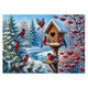 Пазл картонный "Новогодние", 500 элементов, АССОРТИ, 480х340 мм, 8 видов, РК