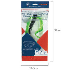 Очки защитные закрытые РОСОМЗ ЗН11 Panorama, прозрачные, непрямая вентиляция, поликарбонат