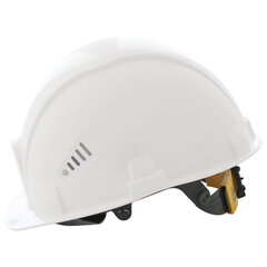Каска защитная РОСОМЗ СОМЗ-55 Визион Rapid, храповый механизм регулировки, текстильное оголовье, БЕЛАЯ