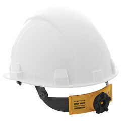 Каска защитная РОСОМЗ СОМЗ-55 Визион Rapid, храповый механизм регулировки, текстильное оголовье, БЕЛАЯ