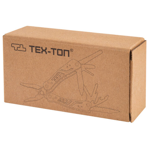 Мультитул армейский туристический с сумкой "22 в 1", пассатижи + 11 бит, нож, ТЕХ-ТОП, 671242 - фото 26