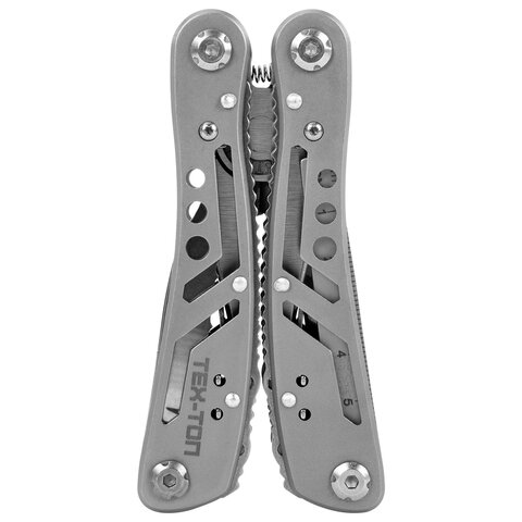 Мультитул армейский туристический с сумкой "22 в 1", пассатижи + 11 бит, нож, ТЕХ-ТОП, 671242 - фото 3