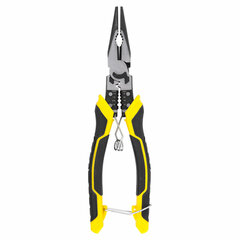 Длинногубцы многофункциональные 12 в 1, 220 мм, CR-V – хромванадиевая сталь, ГРАНДМАСТЕР, LNP-220, 671254