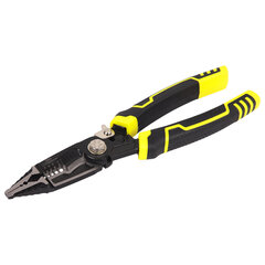 Плоскогубцы многофункциональные 14 в 1, 220 мм, CR-V – хромванадиевая сталь, ГРАНДМАСТЕР, PL-220, 671257