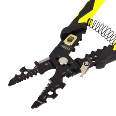 Плоскогубцы многофункциональные 26 в 1, 215 мм, марганцевая сталь 65Mn, ГРАНДМАСТЕР, PL-215, 671259