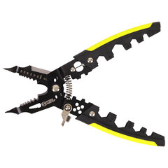 Плоскогубцы многофункциональные 32 в 1, 190 мм, марганцевая сталь 65Mn, ГРАНДМАСТЕР, PL-190, 671260