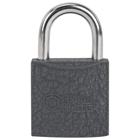 Замок навесной чугунный 25мм "Стандарт", 2 ключа, ГРАНДМАСТЕР, 671289