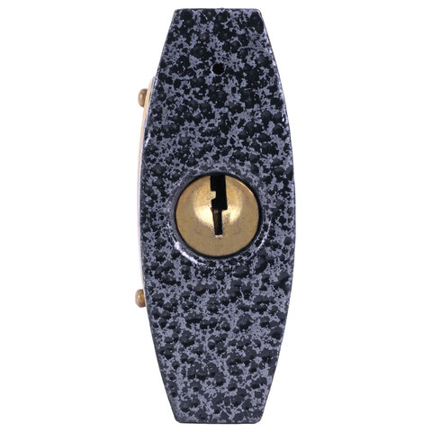 Замок навесной чугунный 63мм "Влагонепроницаемый", полимерное покрытие, 3 ключа, RABBITEX, 671298