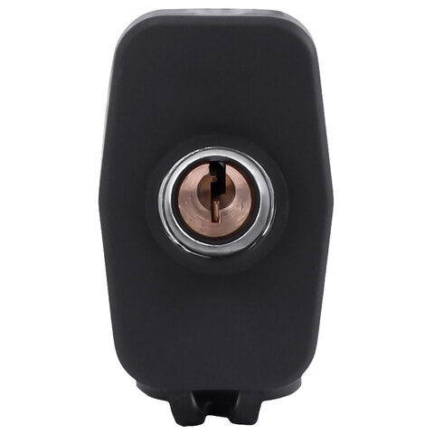 Замок навесной стальной 40мм "Всепогодный" оцинкованный, прорезиненный, 3 ключа, RABBITEX, 671300