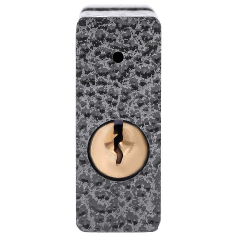 Замок навесной чугунный 80мм "Гаражный" с полимерным покрытием, 3 ключа, RABBITEX, 671302