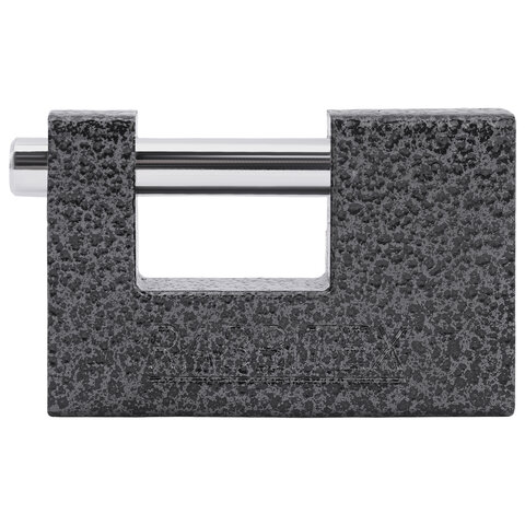 Замок навесной чугунный 90мм "Гаражный" с полимерным покрытием, 3 ключа, RABBITEX, 671303