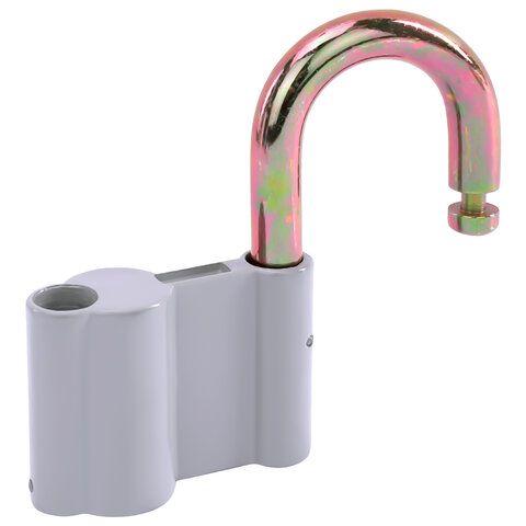 Замок навесной алюминиевый 60мм "Стандарт", 3 ключа, RABBITEX, 671304