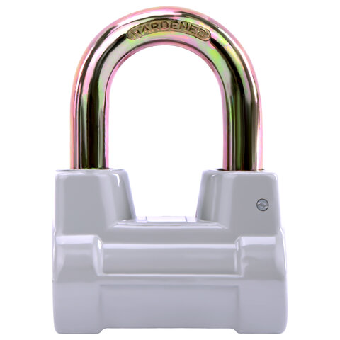 Замок навесной алюминиевый 60мм цилиндрический "Стандарт", 3 ключа, RABBITEX, 671307