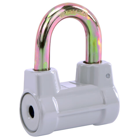 Замок навесной алюминиевый 60мм цилиндрический "Стандарт", 3 ключа, RABBITEX, 671307