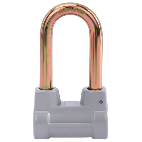 Замок навесной алюминиевый 60мм цилиндрический с удлиненной дужкой "Стандарт", RABBITEX, 671308