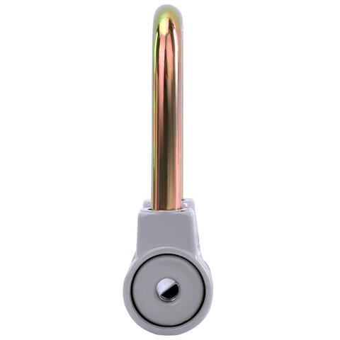 Замок навесной алюминиевый 60мм цилиндрический с удлиненной дужкой "Стандарт", RABBITEX, 671308