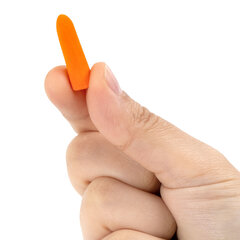 Беруши одноразовые пенополиуретановые без шнурка, 1 пара в пакете, SNR 43 дБ, RABBITEX (РАББИТЕКС), 671312