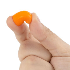 Беруши одноразовые пенополиуретановые со шнурком, 1 пара в пакете, SNR 43 дБ, RABBITEX, 671313