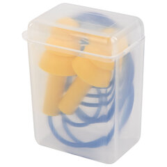 Беруши многоразовые силиконовые со шнурком, 1 пара в контейнере, SNR 37 дБ, RABBITEX, 671317